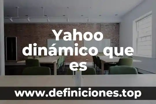 Que es un crossover yahoo 5 Yahoo dinámico que es